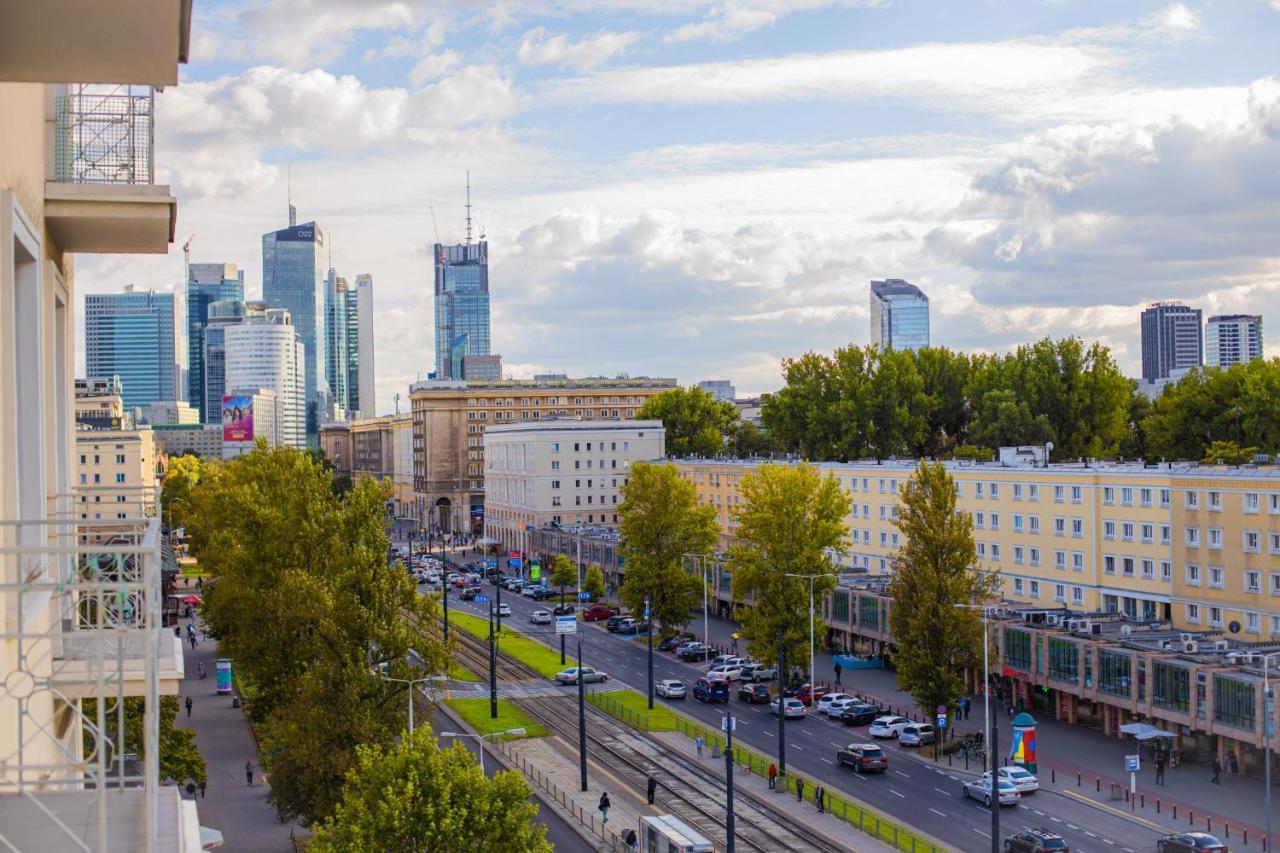 Large Flat. Great View. City Center. Warsaw Exterior photo